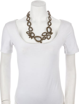 Oscar de la Renta Crystal Collar Necklace