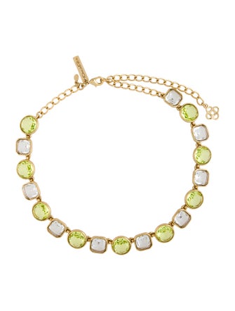 Oscar de la Renta Crystal Choker Necklace