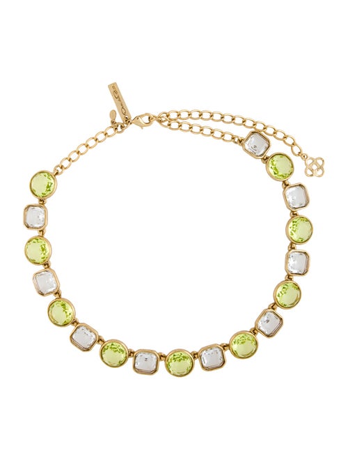 Oscar de la Renta Crystal Choker Necklace