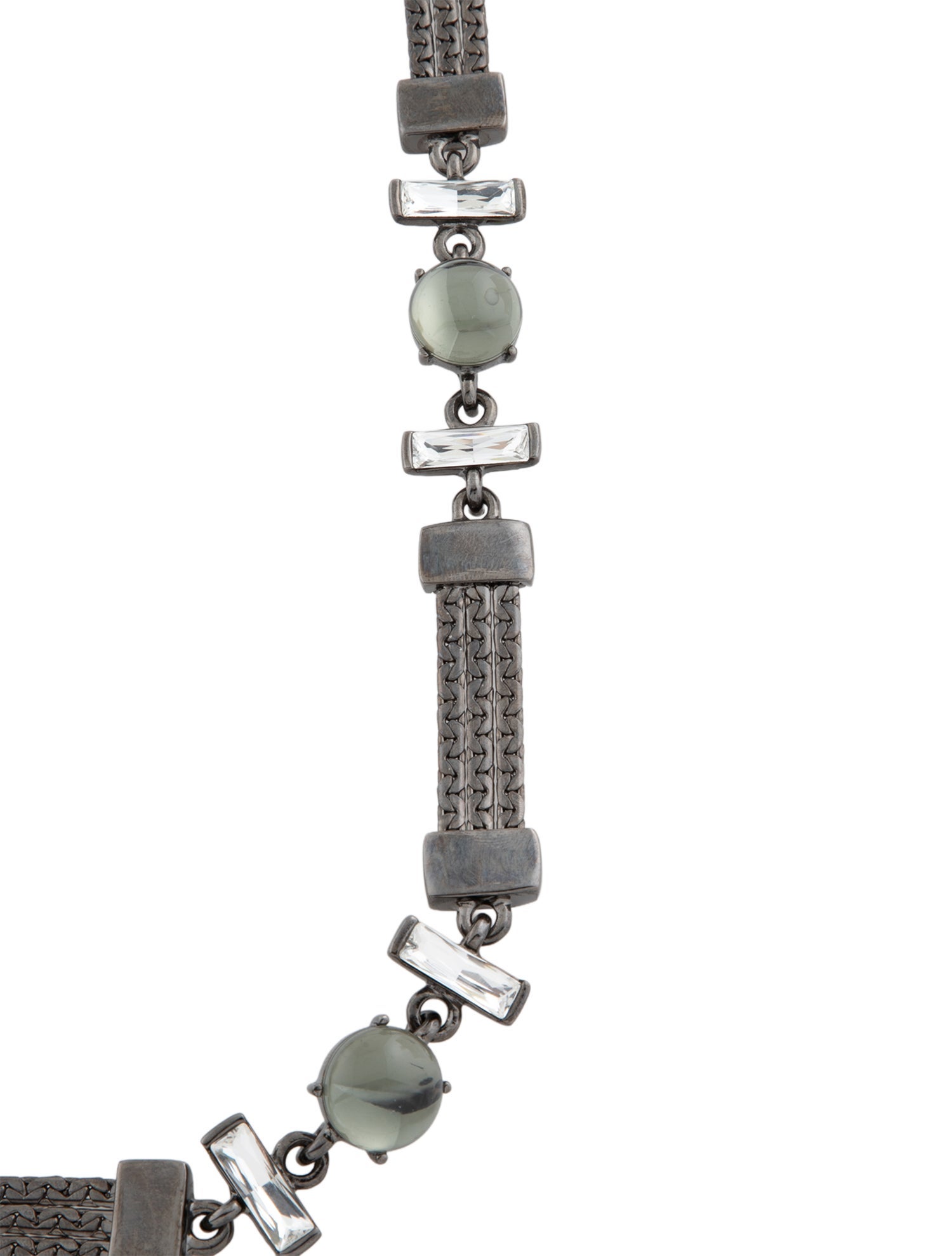 Oscar de la Renta Crystal Station Necklace