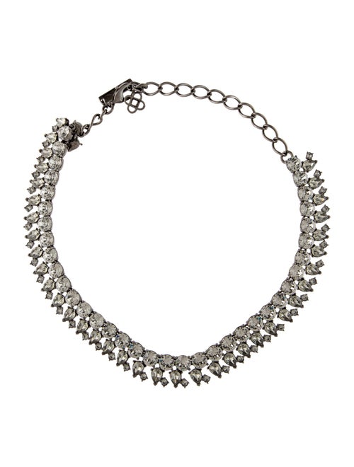 Oscar de la Renta Crystal Choker Necklace