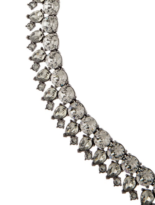 Oscar de la Renta Crystal Choker Necklace