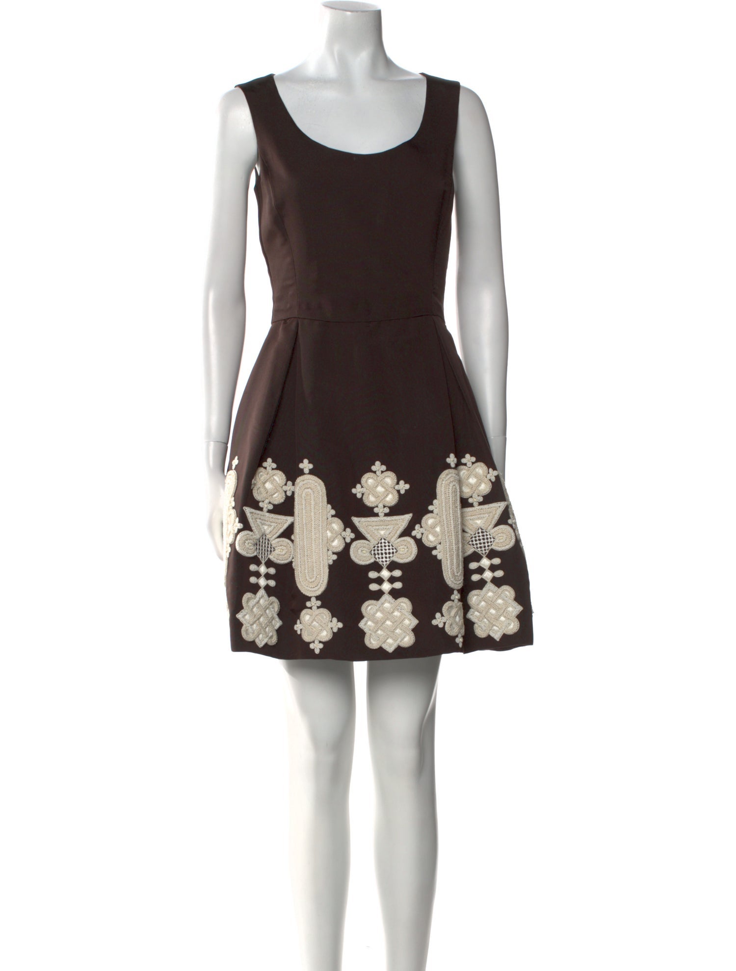 Oscar de la Renta Silk Mini Dress