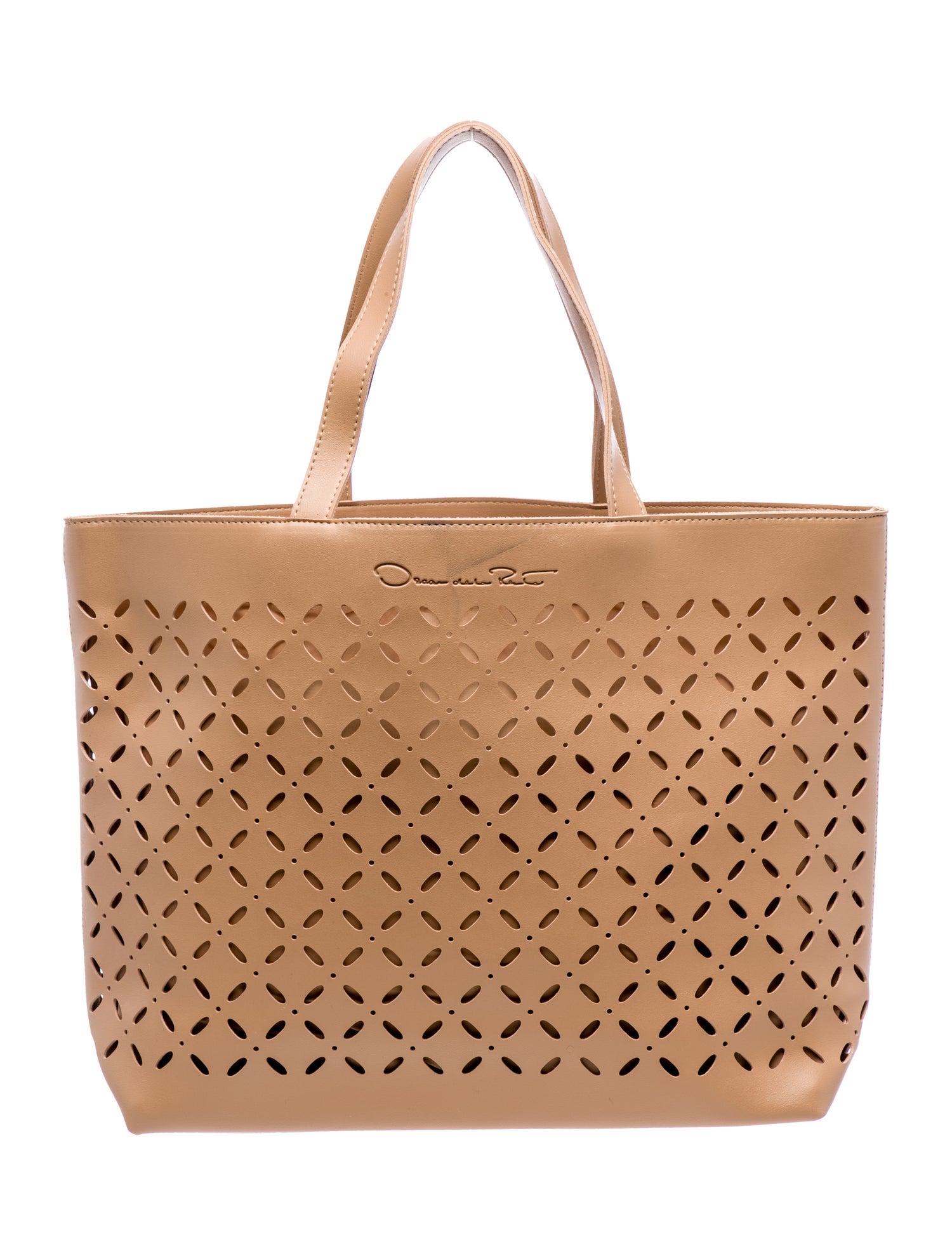 Oscar de la Renta Leather Tote