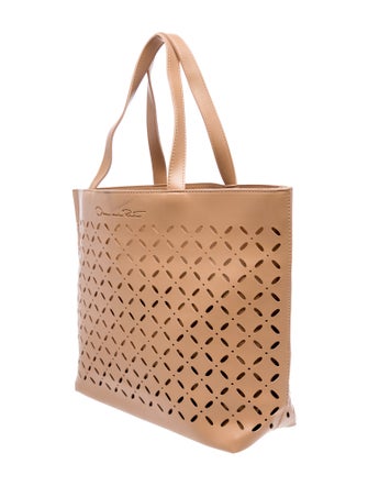 Oscar de la Renta Leather Tote