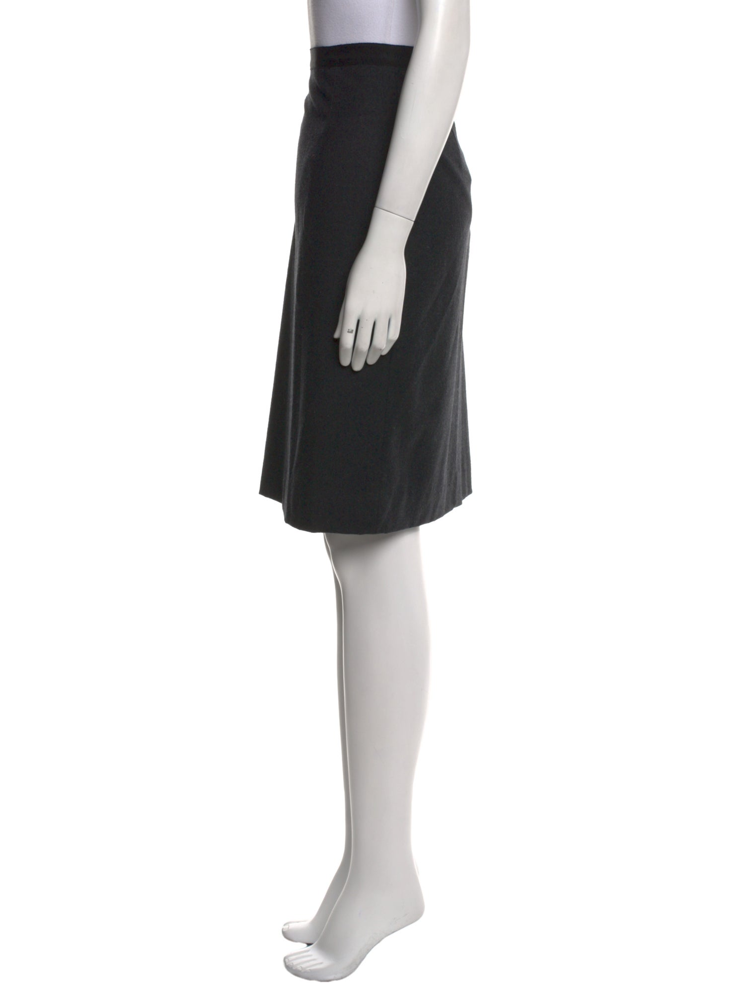 Oscar de la Renta Wool Knee-Length Skirt