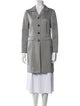 Oscar de la Renta Striped Trench Coat