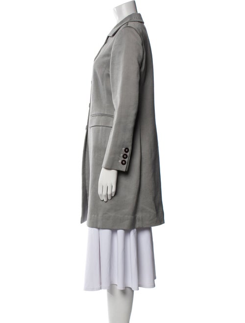 Oscar de la Renta Striped Trench Coat
