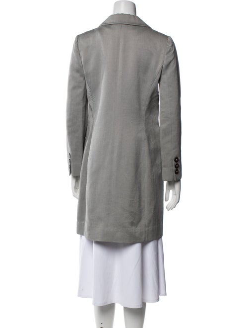 Oscar de la Renta Striped Trench Coat