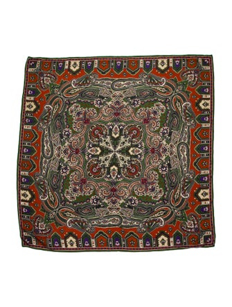 Oscar de la Renta Silk Printed Scarf