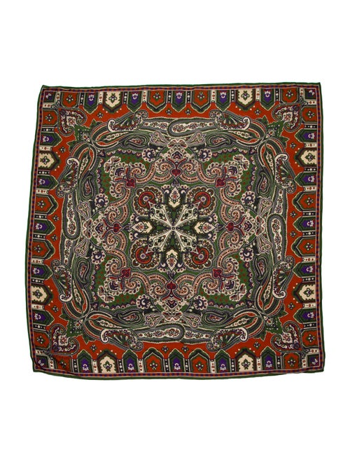 Oscar de la Renta Silk Printed Scarf