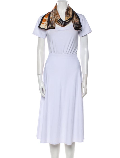 Oscar de la Renta Silk Printed Scarf