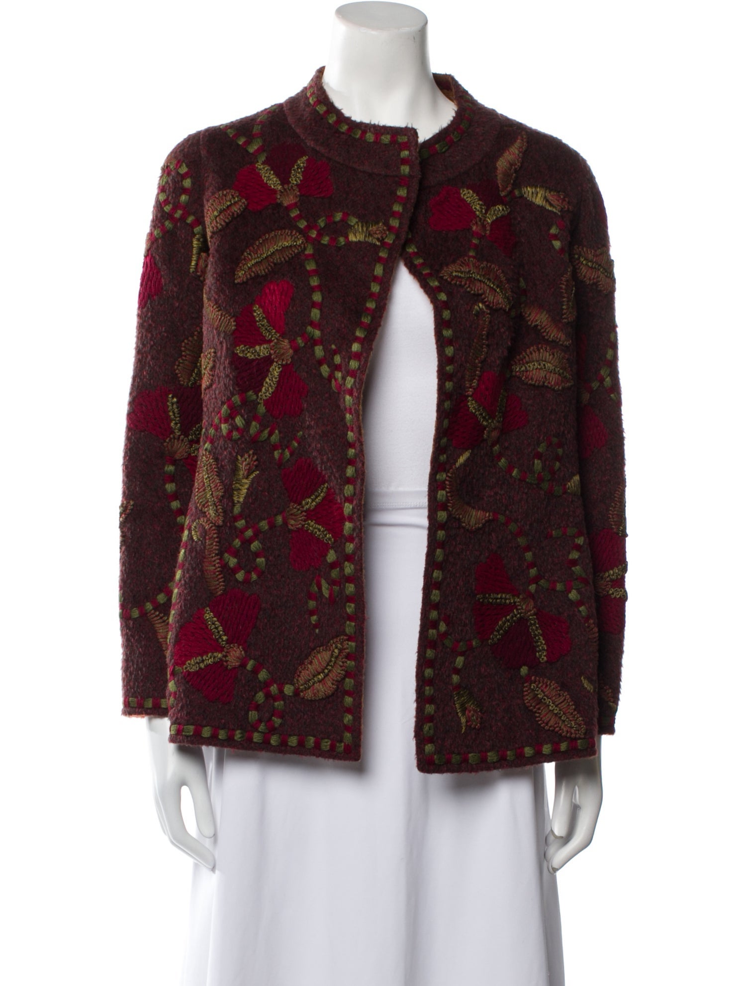 Oscar de la Renta Printed Evening Jacket