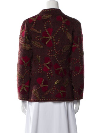 Oscar de la Renta Printed Evening Jacket
