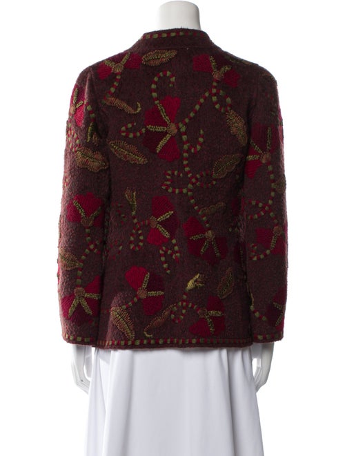 Oscar de la Renta Printed Evening Jacket
