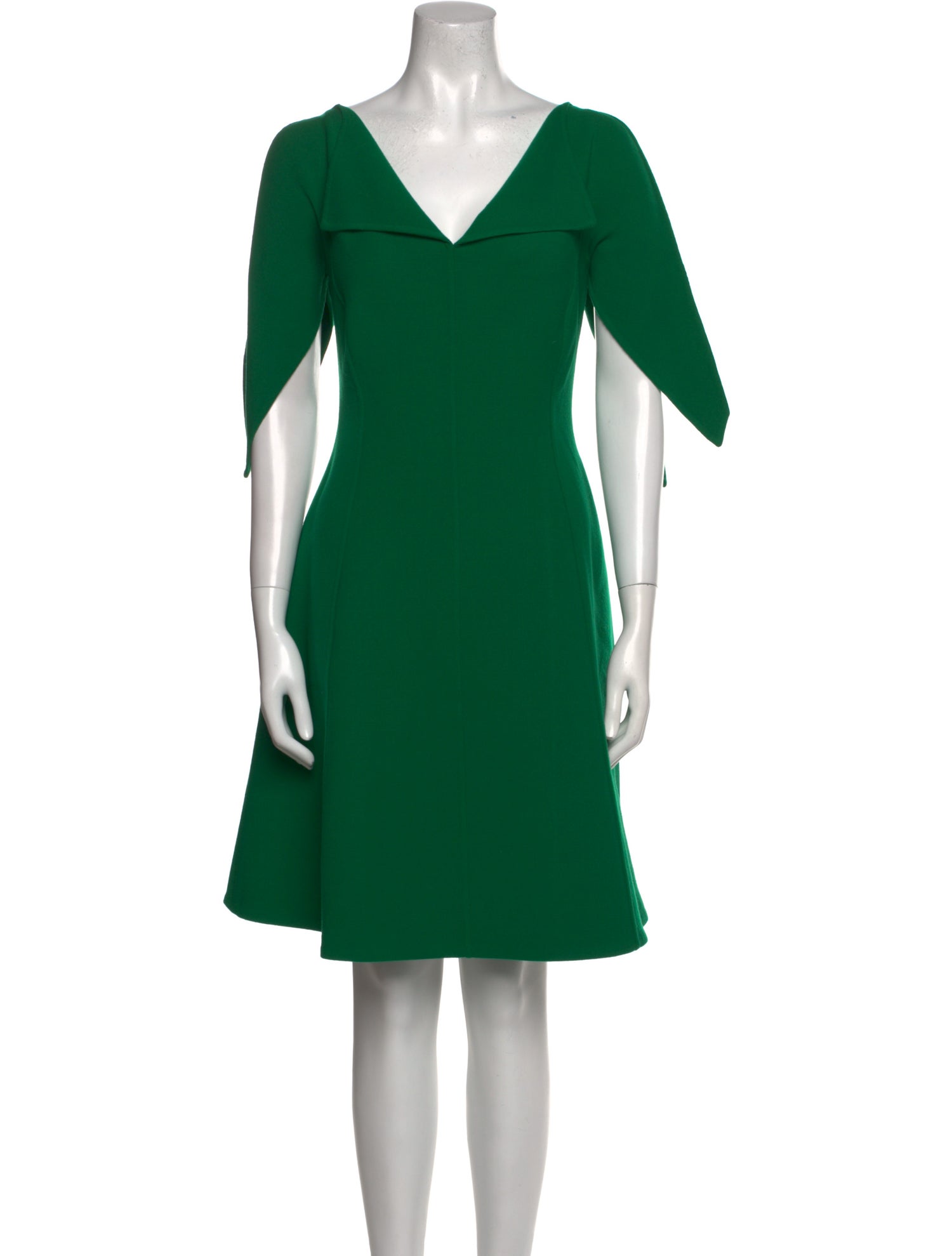 Oscar de la Renta Virgin Wool Mini Dress