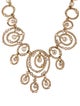 Oscar de la Renta Crystal Embellished Statement Necklace