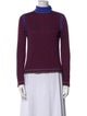 Oscar de la Renta Cashmere Printed Sweater