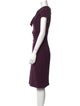 Oscar de la Renta Wool Midi Length Dress