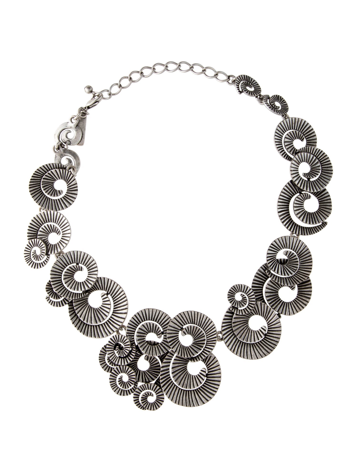 Oscar de la Renta Spiral Collar Necklace