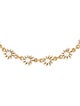 Oscar de la Renta Faux Pearl & Crystal Collar Necklace