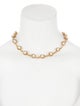 Oscar de la Renta Faux Pearl & Crystal Collar Necklace