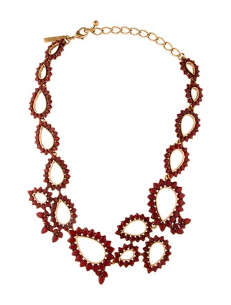 Oscar de la Renta Crystal Collar Necklace