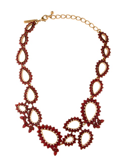 Oscar de la Renta Crystal Collar Necklace