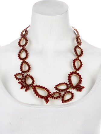 Oscar de la Renta Crystal Collar Necklace