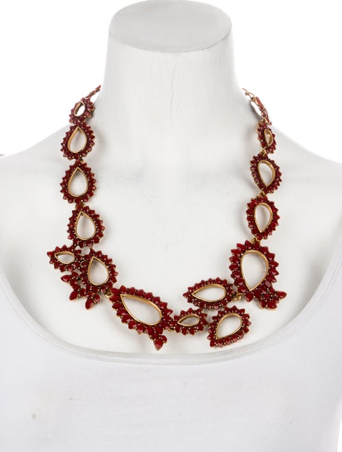 Oscar de la Renta Crystal Collar Necklace