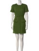 Oscar de la Renta Virgin Wool Mini Dress