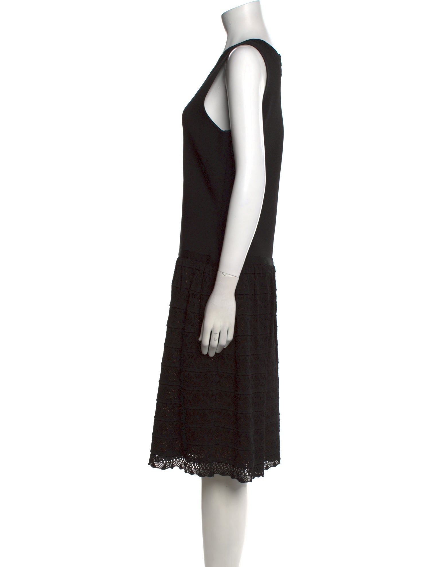 Oscar de la Renta V-Neck Midi Length Dress w/ Tags