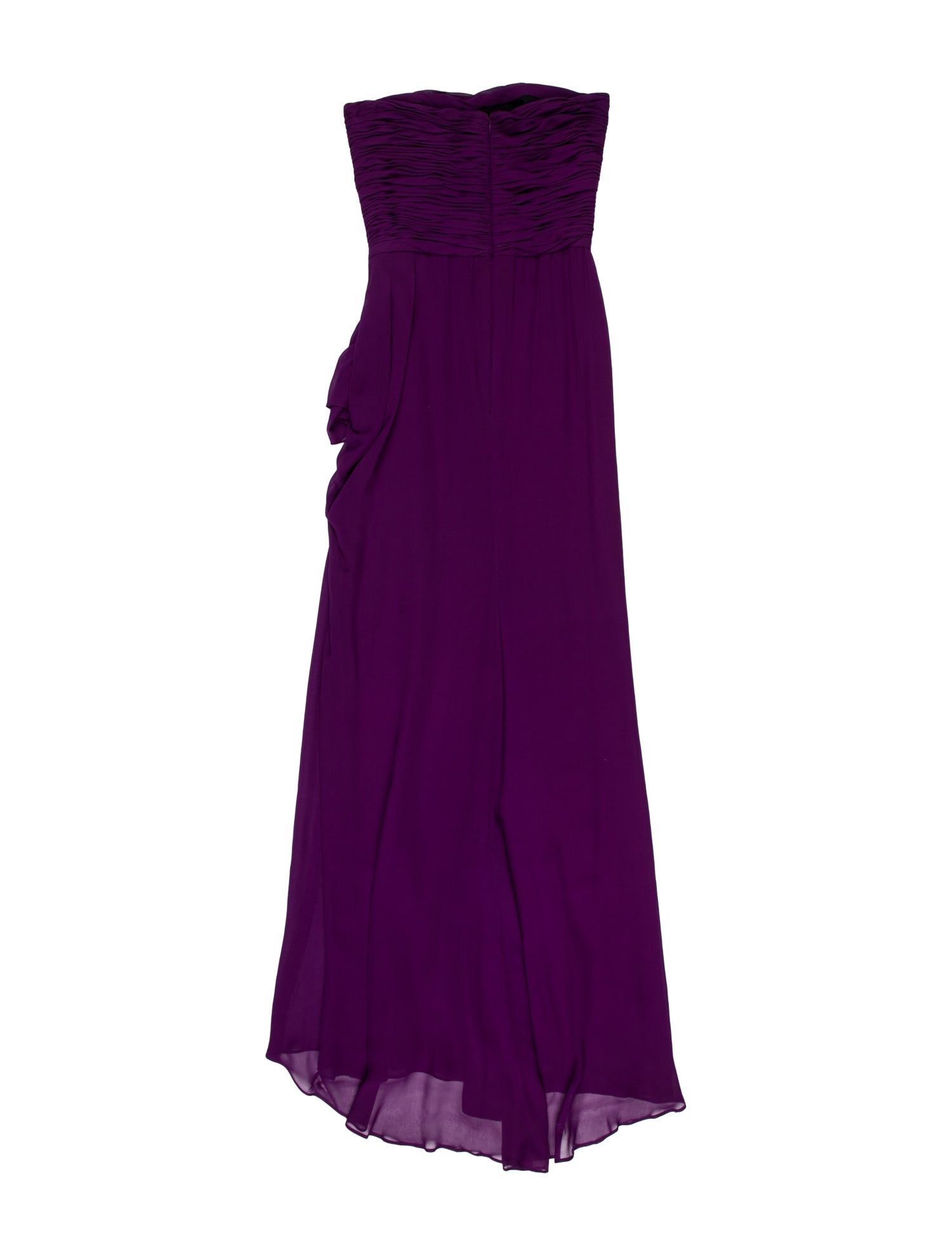 Oscar de la Renta Strapless Long Dress