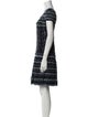 Oscar de la Renta Tweed Knee-Length Dress