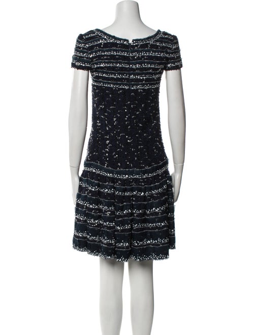 Oscar de la Renta Tweed Knee-Length Dress