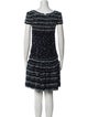Oscar de la Renta Tweed Knee-Length Dress
