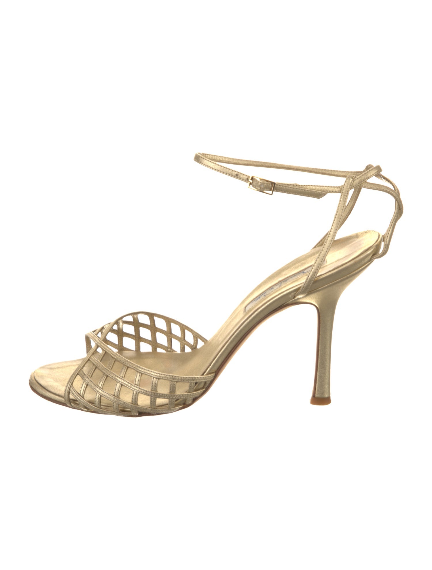 Oscar de la Renta Leather Sandals