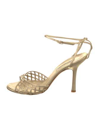 Oscar de la Renta Leather Sandals