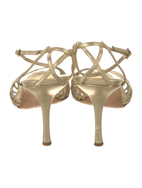 Oscar de la Renta Leather Sandals