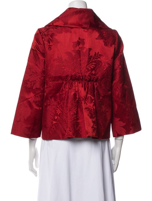 Oscar de la Renta Printed Evening Jacket