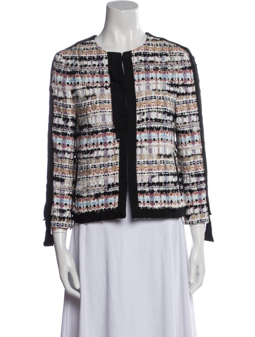 Oscar de la Renta Printed Evening Jacket
