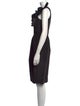 Oscar de la Renta Silk Knee-Length Dress