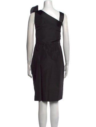 Oscar de la Renta Silk Knee-Length Dress