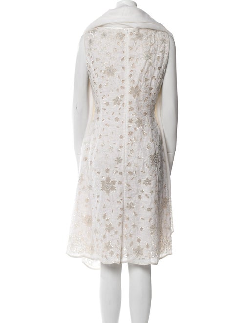 Oscar de la Renta Printed Mesh Accents Set