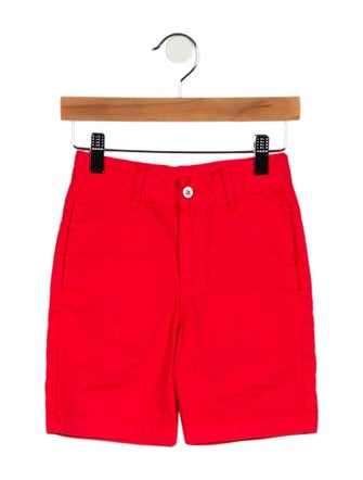 Oscar de la Renta Boys' Solid Flat Front Shorts