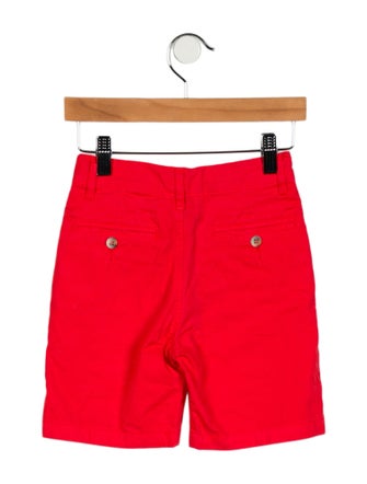 Oscar de la Renta Boys' Solid Flat Front Shorts