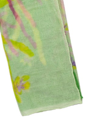 Oscar de la Renta Cashmere Printed Scarf
