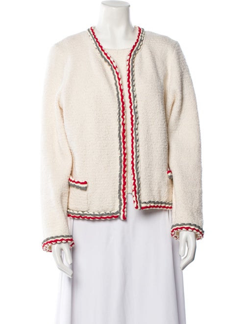 Oscar de la Renta 2021 V-Neck Sweater