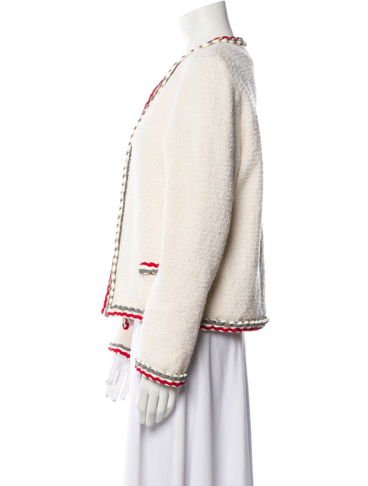 Oscar de la Renta 2021 V-Neck Sweater