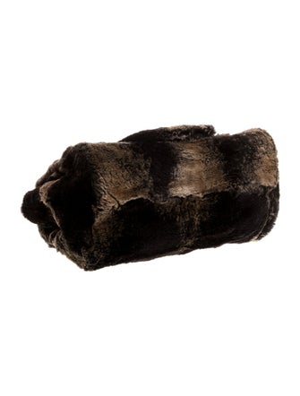 Oscar de la Renta Shearling Top Handle Bag